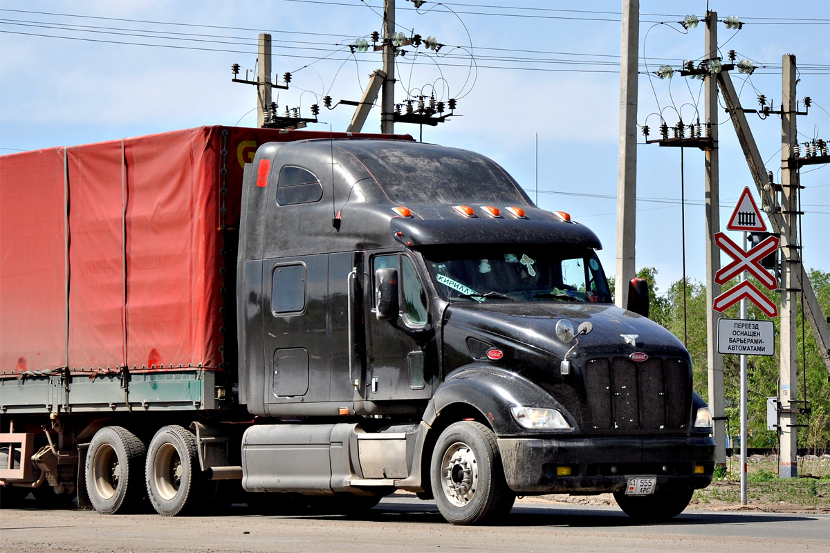 Киргизия, № 01 555 APC — Peterbilt 387