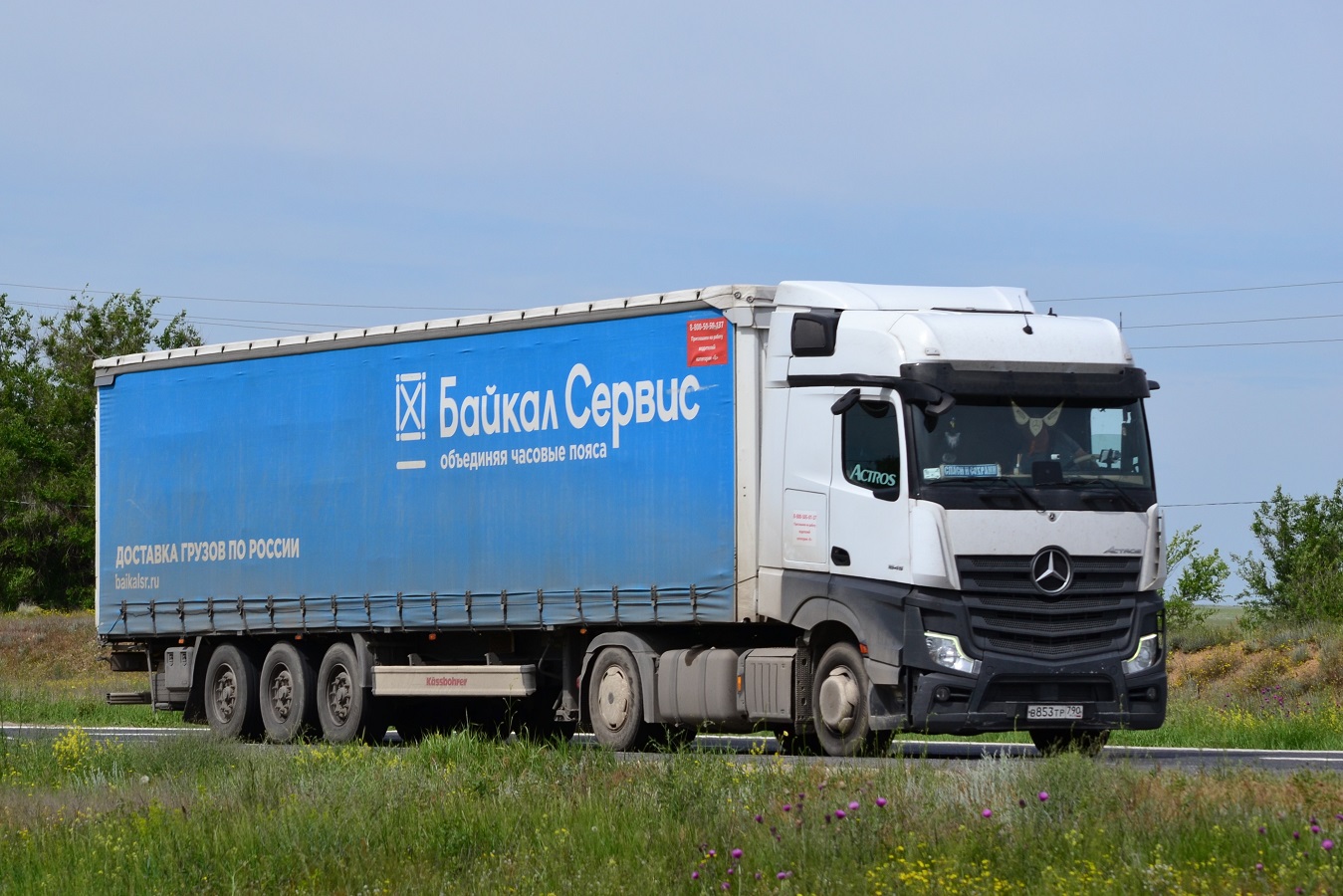Московская область, № В 853 ТР 790 — Mercedes-Benz Actros ('2018) 1845