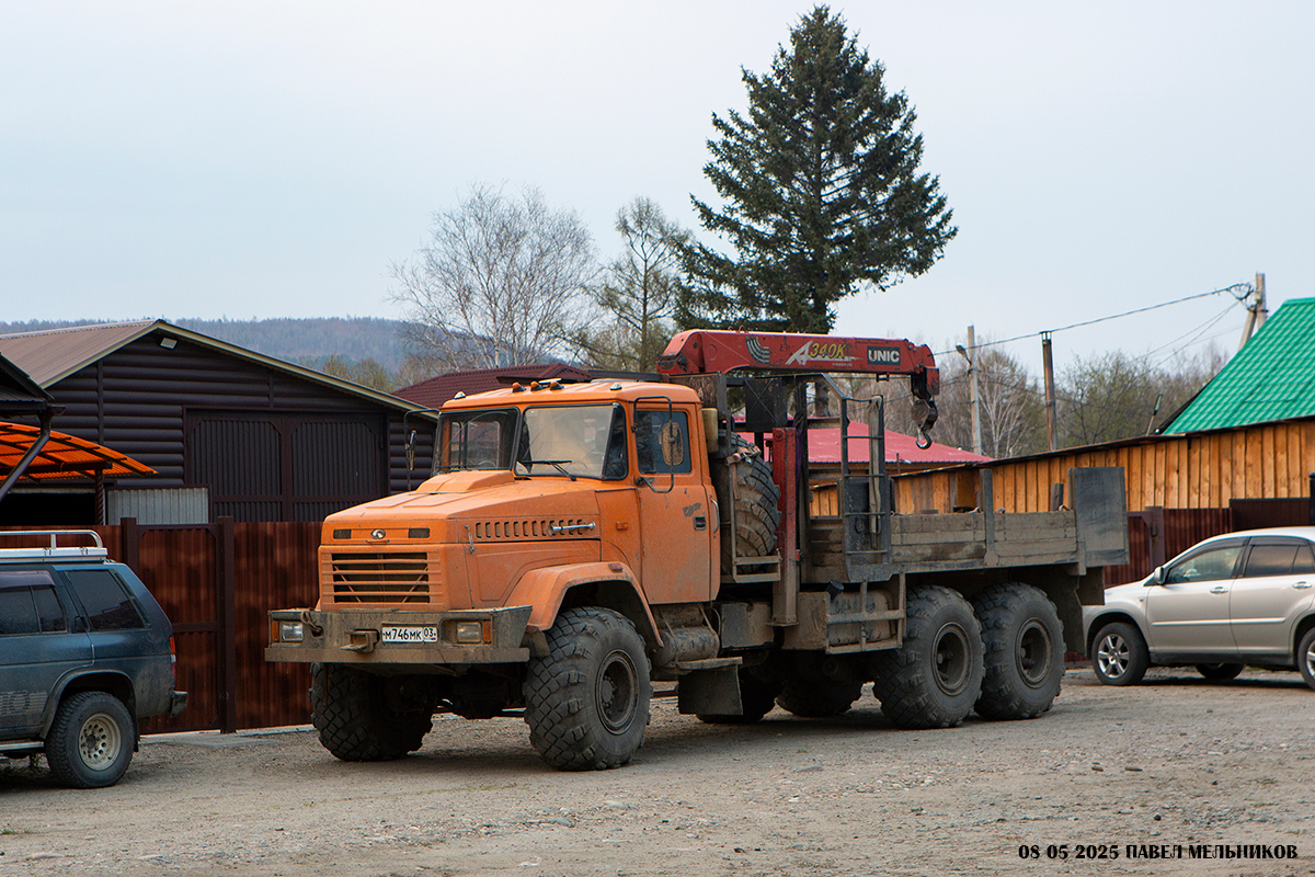 Амурская область, № М 746 МК 03 — КрАЗ-6322