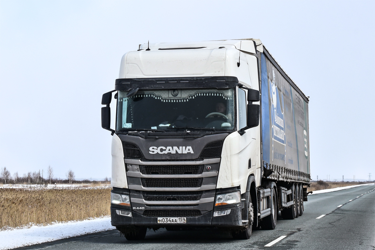 Пермский край, № Н 034 АА 159 — Scania ('2016) R440
