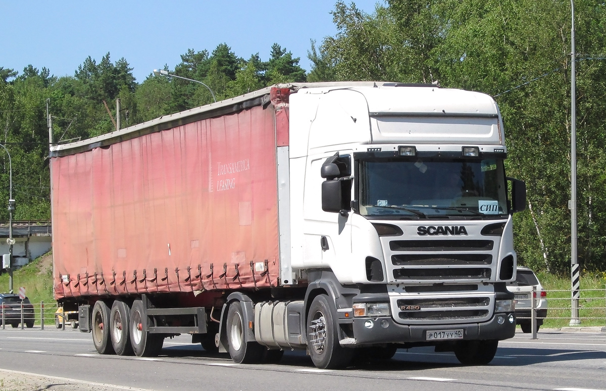 Калужская область, № Р 017 УУ 40 — Scania ('2004) R420