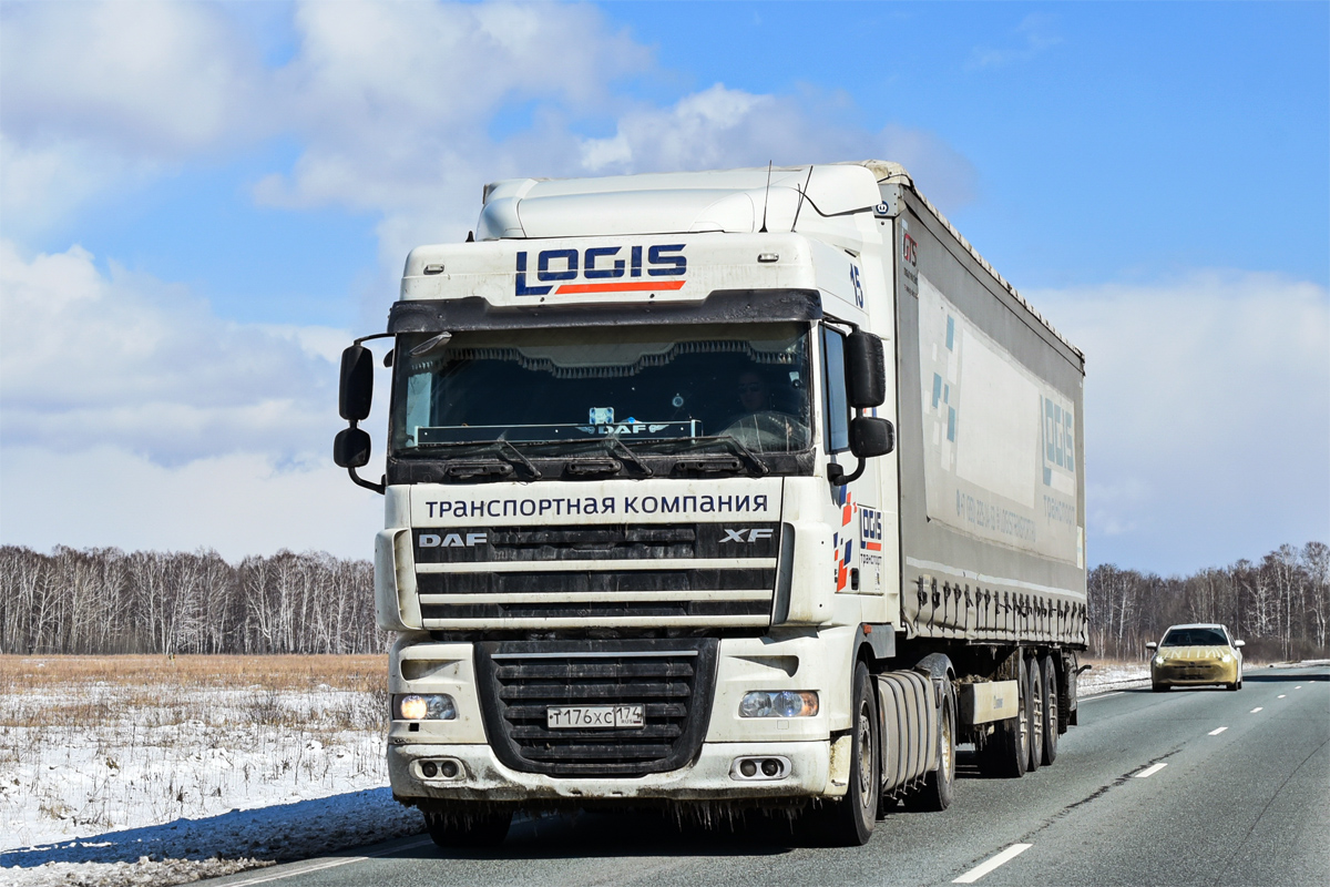Челябинская область, № Т 176 ХС 174 — DAF XF105 FT