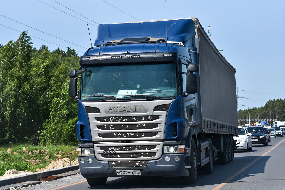 Новосибирская область, № О 232 МО 154 — Scania ('2009) G380