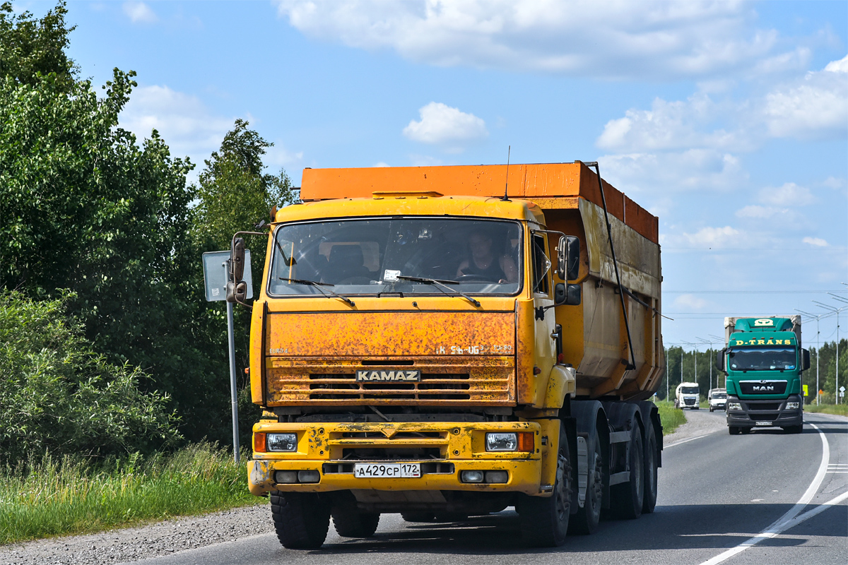 Тюменская область, № А 429 СР 172 — КамАЗ-65201-B4(10)