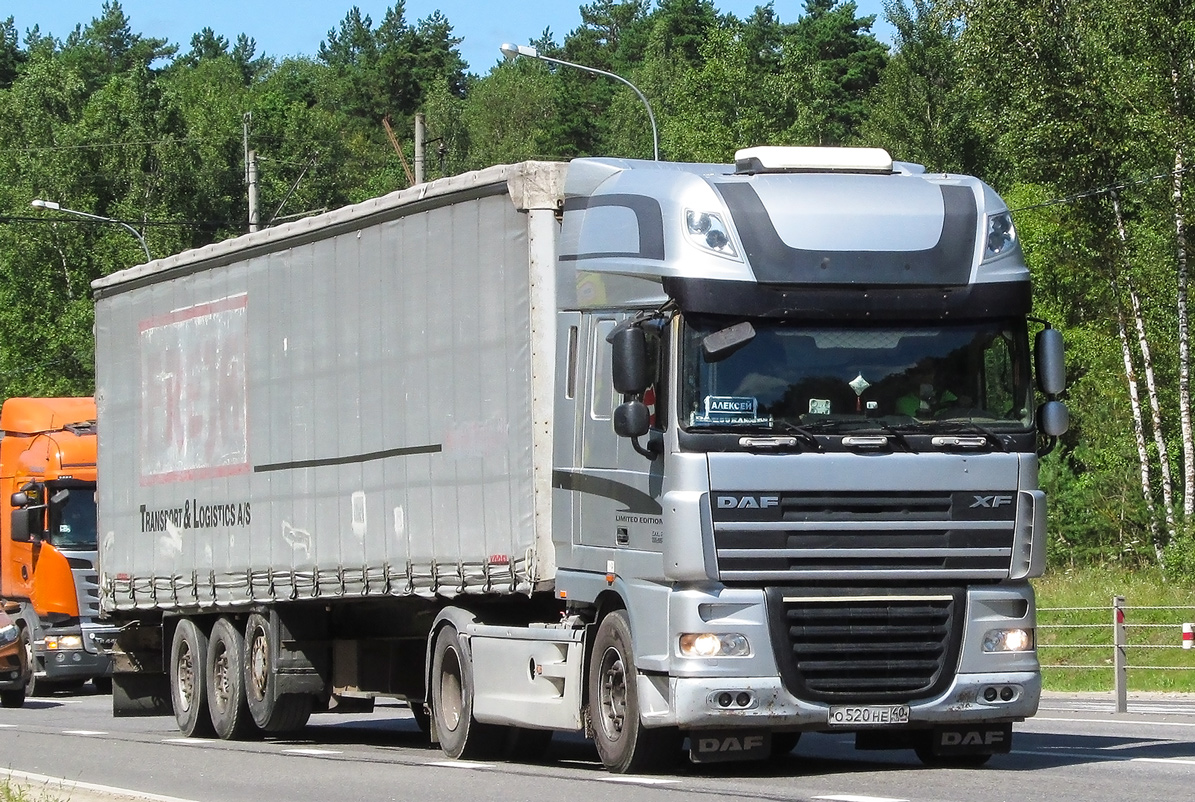 Калужская область, № О 520 НЕ 40 — DAF XF105 FT