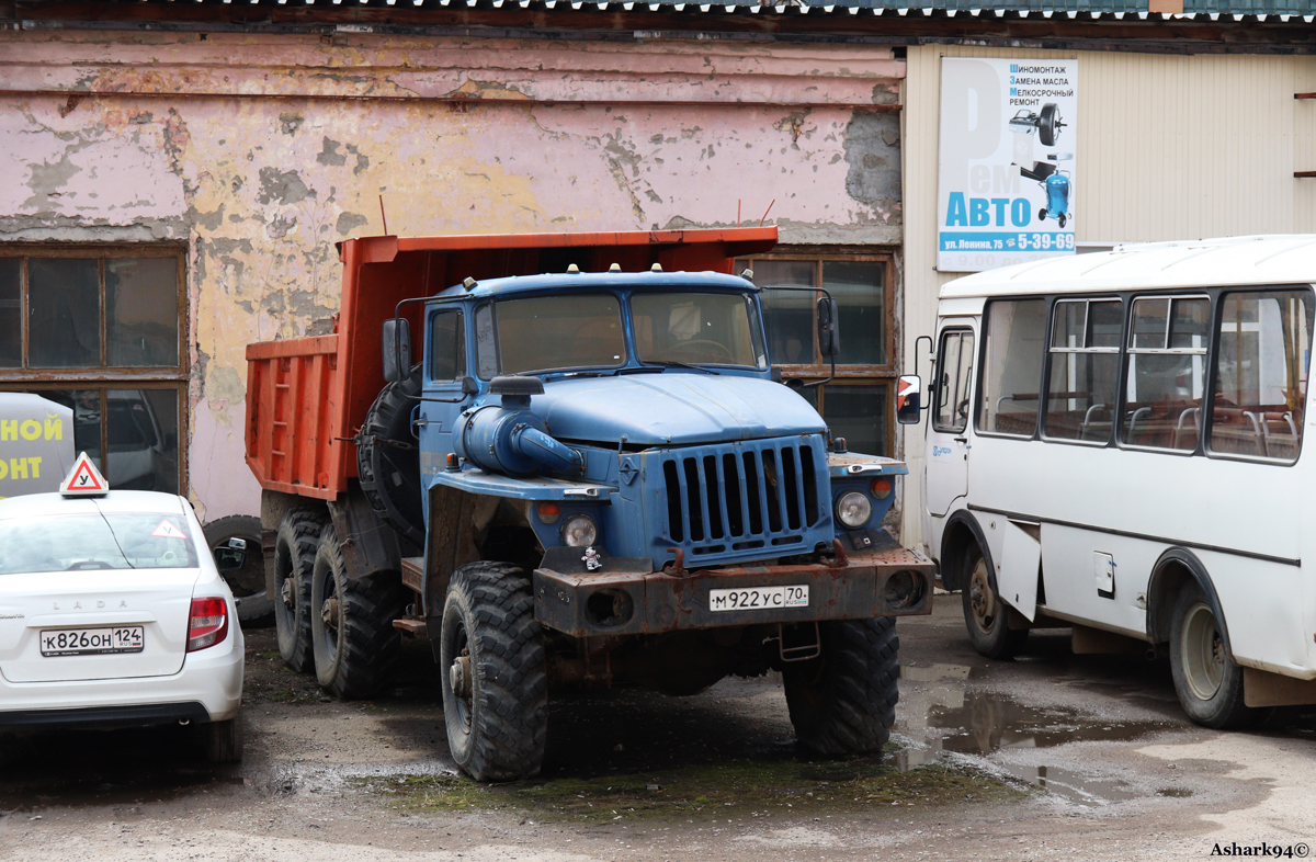 Красноярский край, № М 922 УС 70 — Урал-55571-40
