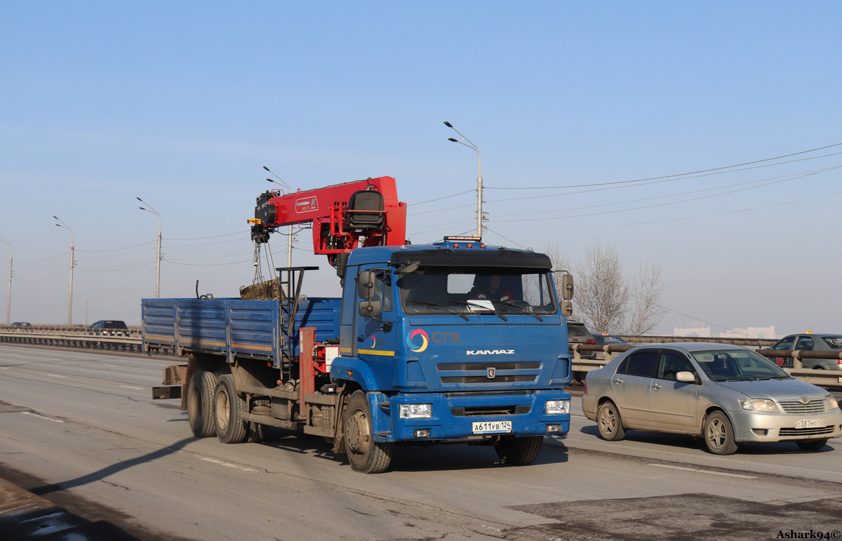 Красноярский край, № А 611 УВ 124 — КамАЗ-65117-50
