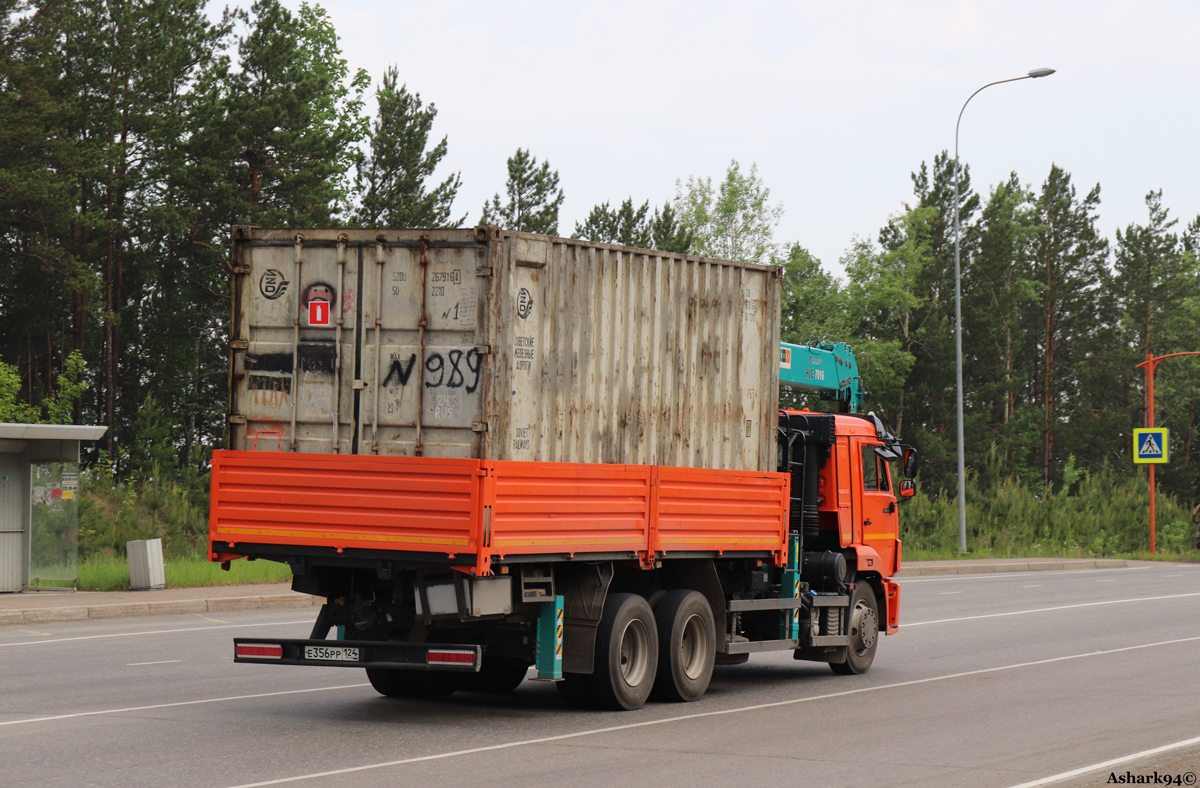 Красноярский край, № Е 356 РР 124 — КамАЗ-65115-A5(48)