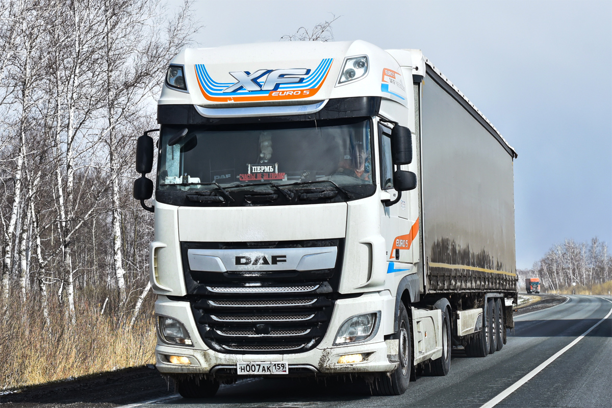 Пермский край, № Н 007 АК 159 — DAF XF Euro6 FT