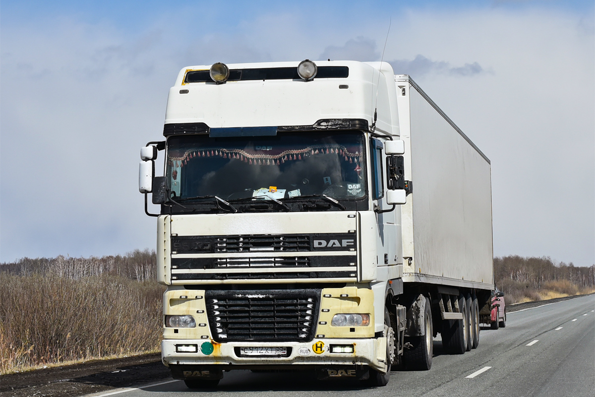 Омская область, № С 912 ХТ 55 — DAF 95XF FT