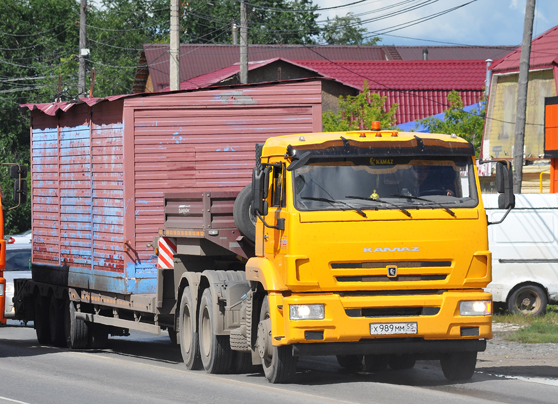 Омская область, № Х 989 ММ 55 — КамАЗ-65116-A5(48)