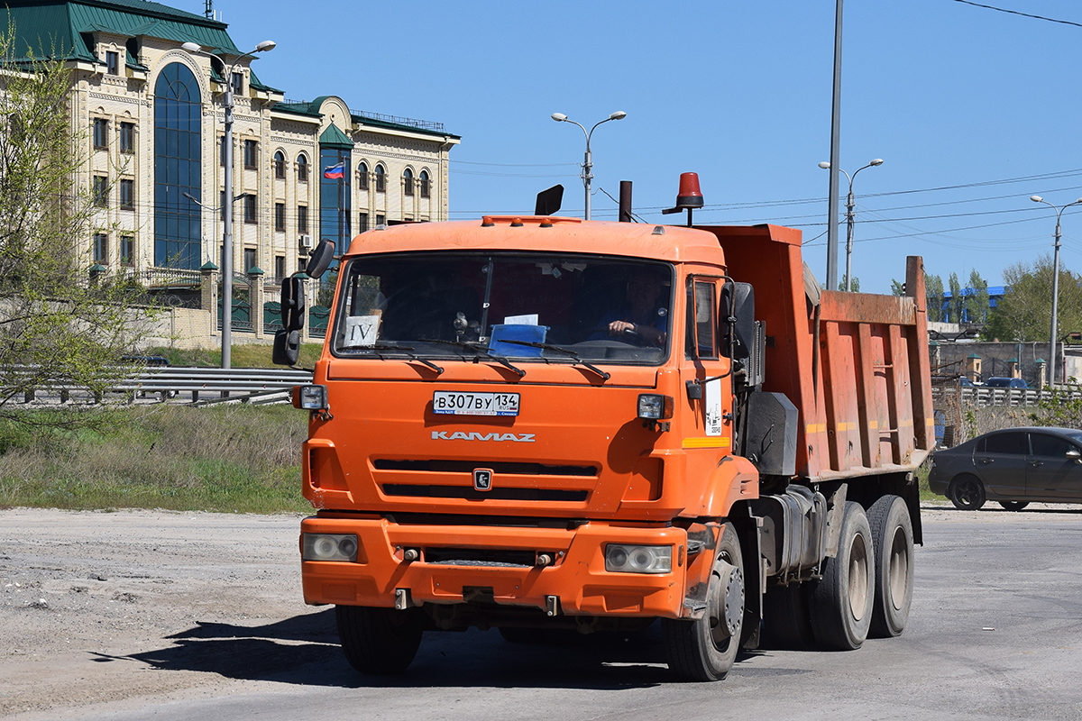 Волгоградская область, № В 307 ВУ 134 — КамАЗ-65115-L4(19)