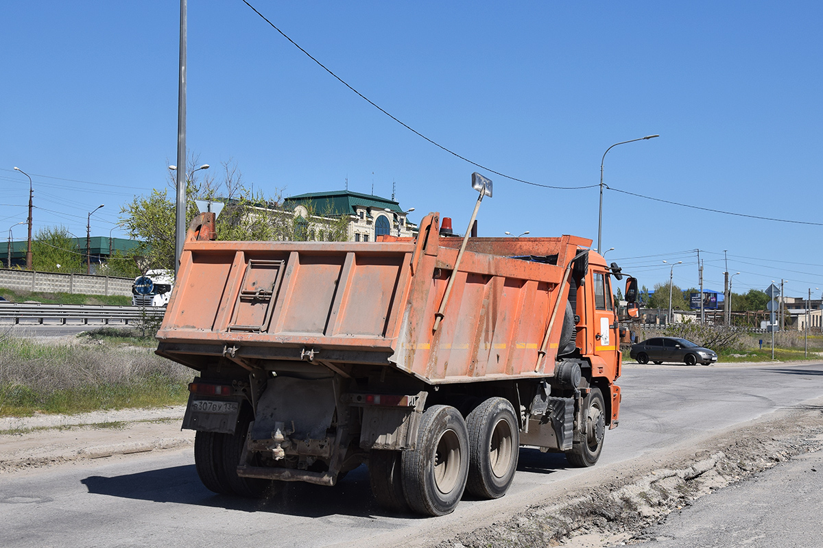 Волгоградская область, № В 307 ВУ 134 — КамАЗ-65115-L4(19)