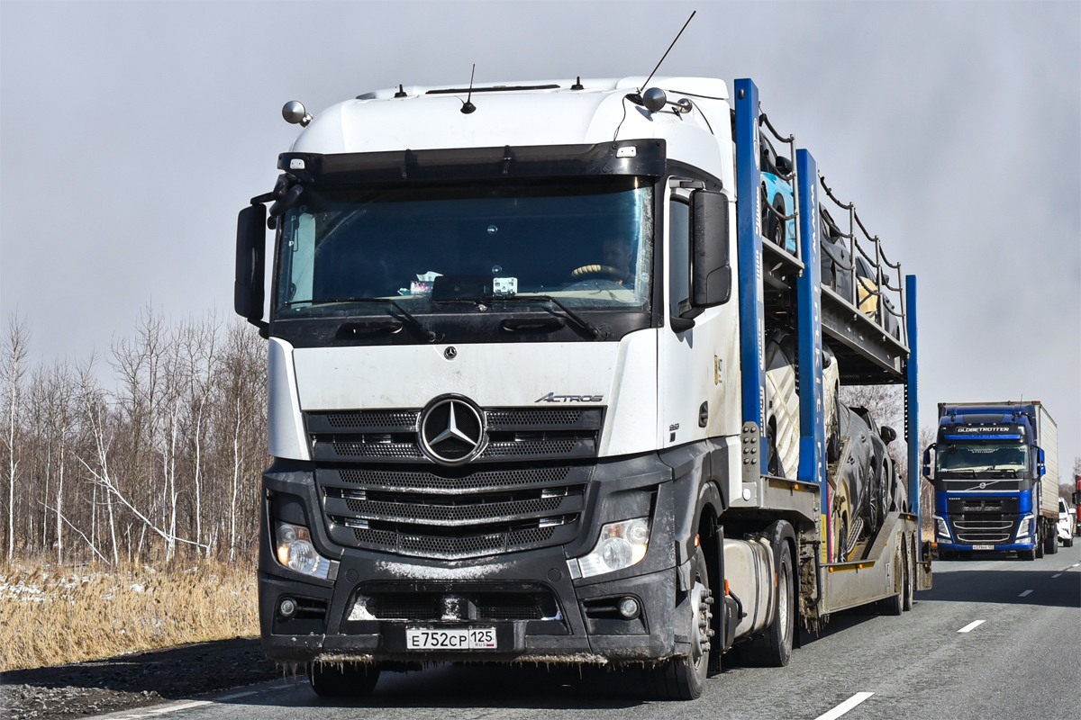 Приморский край, № Е 752 СР 125 — Mercedes-Benz Actros ('2022) [LRD]