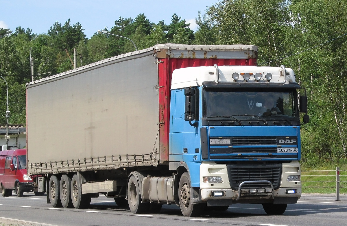 Калужская область, № С 090 ТМ 40 — DAF 95XF FT