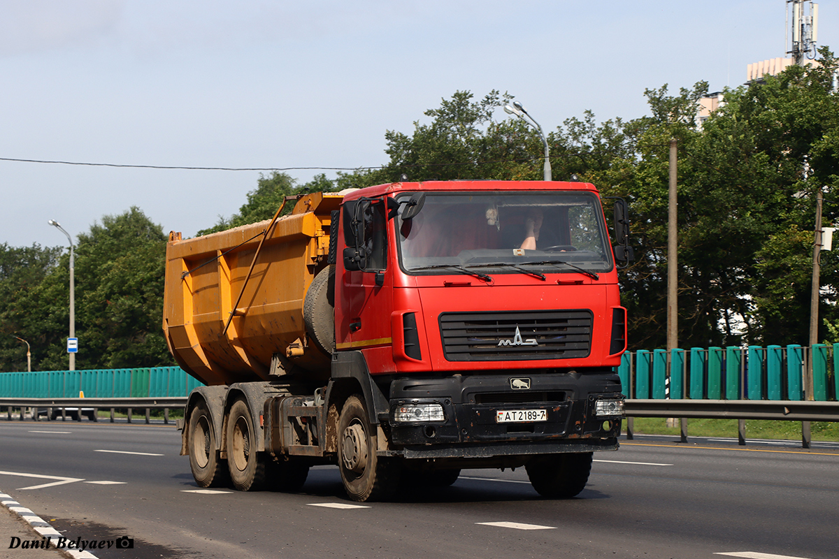 Минск, № АТ 2189-7 — МАЗ-6501 (общая модель)