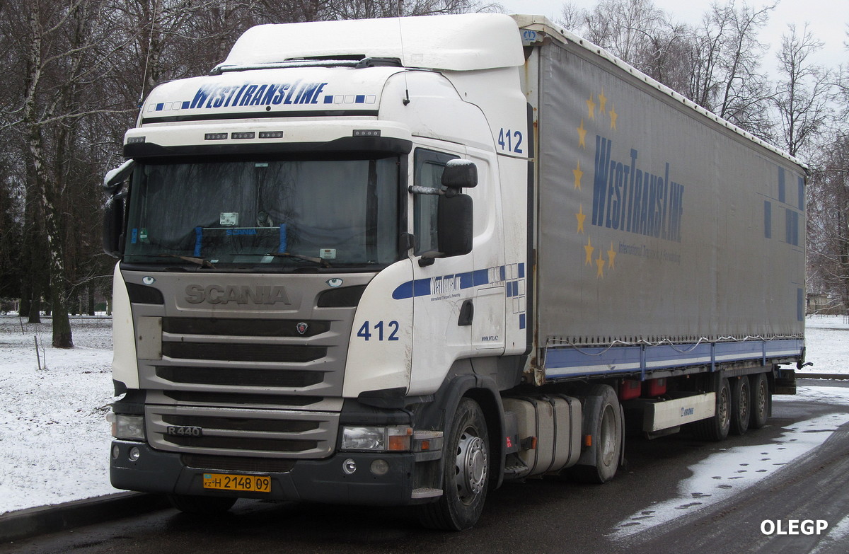 Карагандинская область, № 412 — Scania ('2013) R440