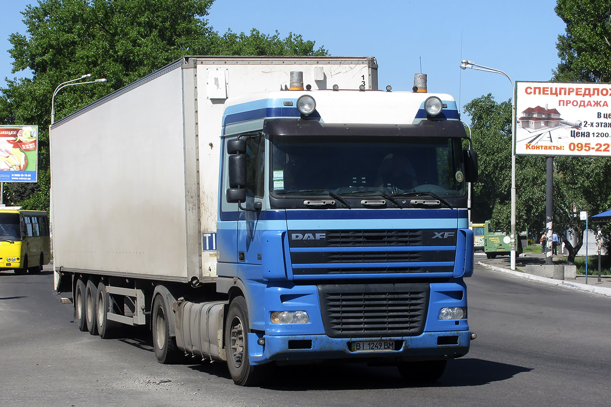 Полтавская область, № ВІ 1249 ВМ — DAF XF95 FT