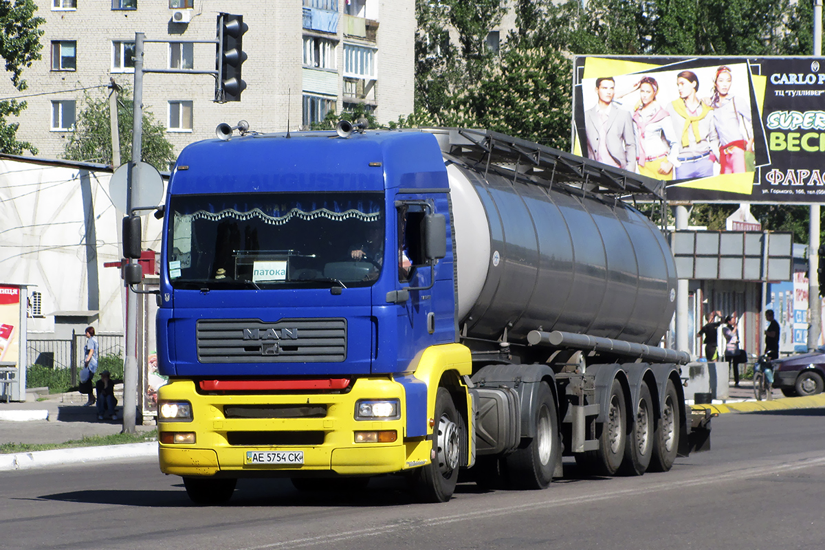Днепропетровская область, № АЕ 5754 СК — MAN TGA 18.460