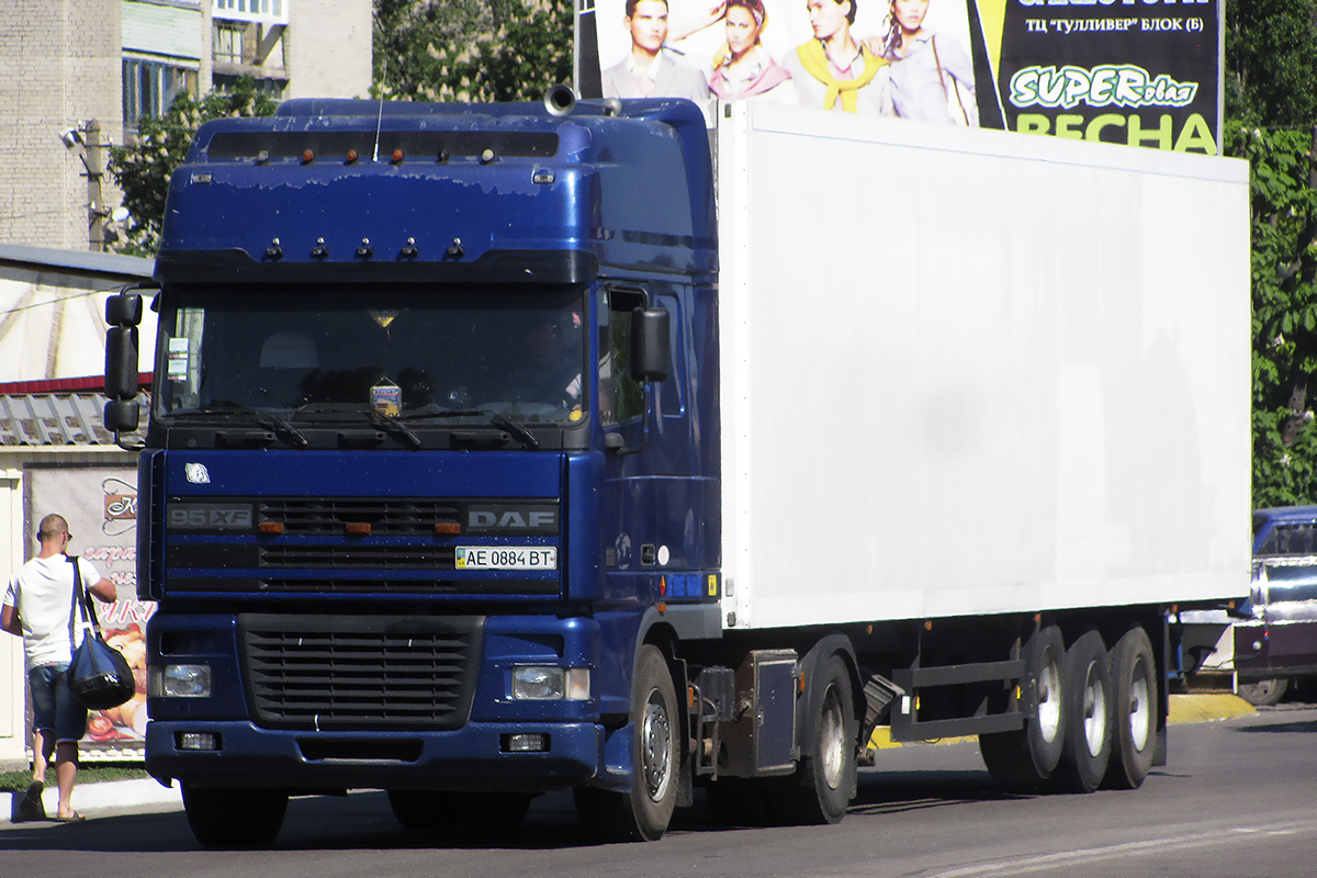 Днепропетровская область, № АЕ 0884 ВТ — DAF 95XF FT
