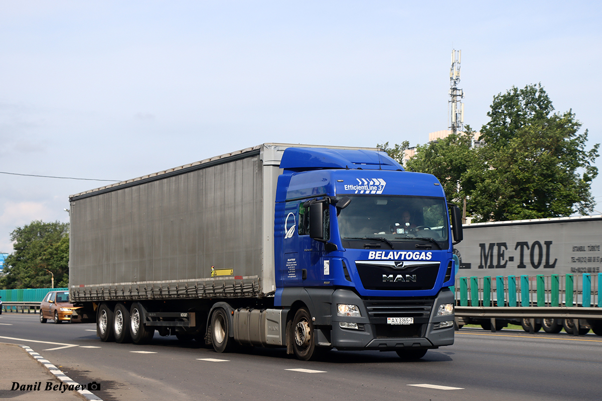 Минск, № АХ 3365-7 — MAN TGX ('2016) 18.460