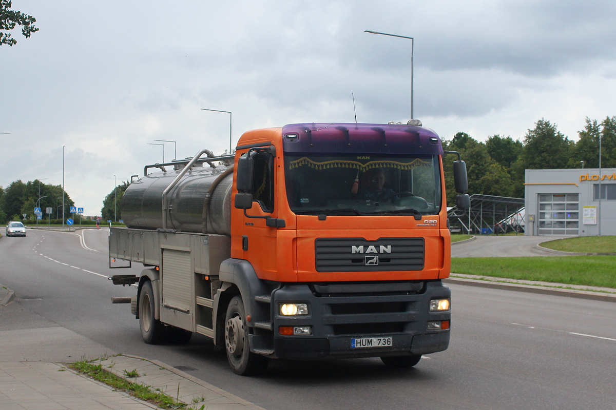 Литва, № HUM 736 — MAN TGA 18.350