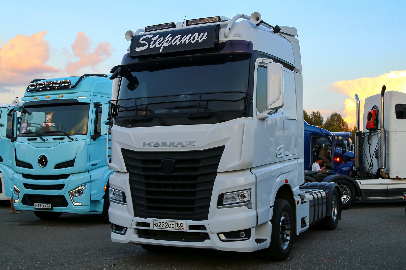 Башкортостан, № О 222 ОС 102 — КамАЗ-54901-92; Московская область — Фестиваль TruckDay 2024