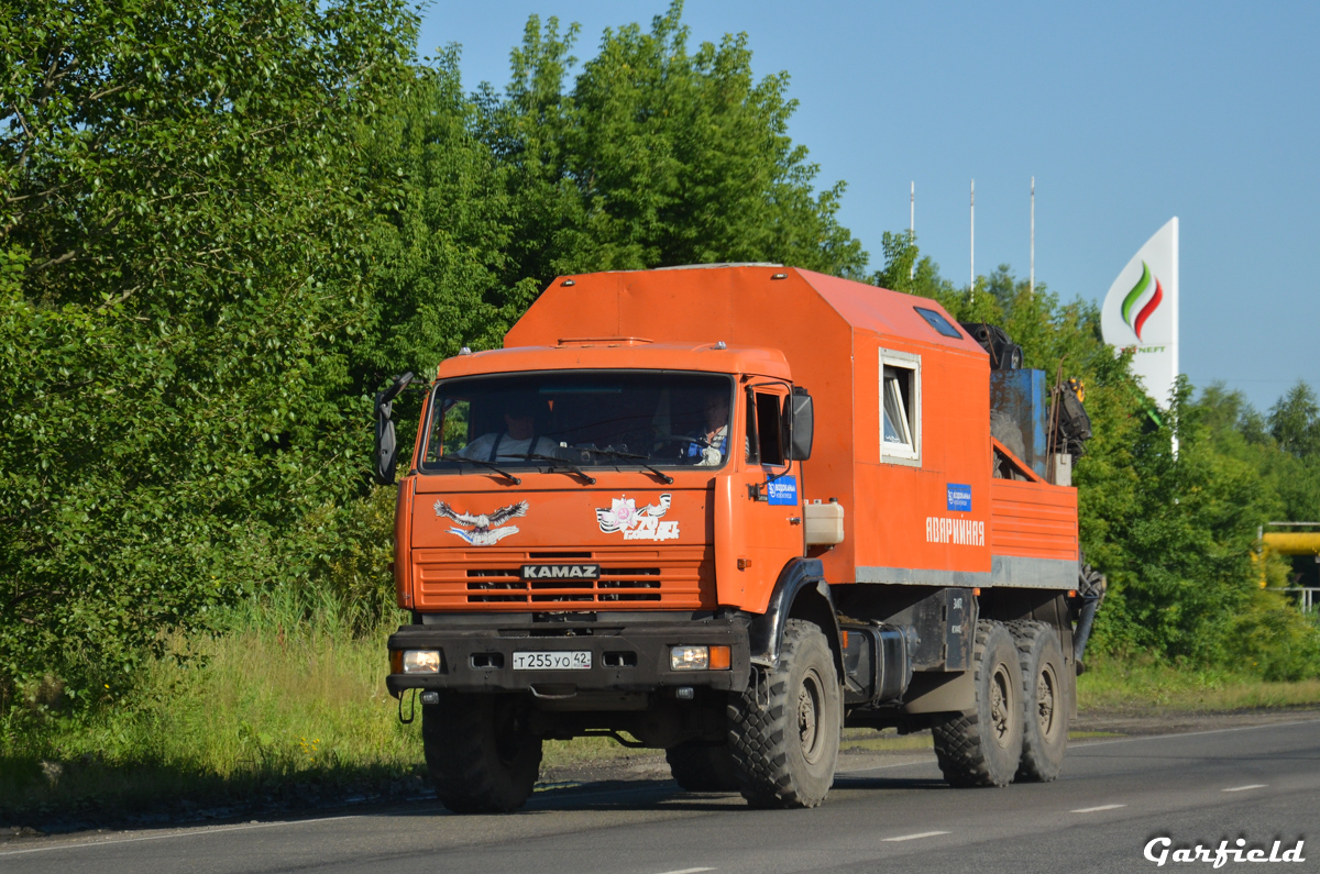 Кемеровская область, № Т 255 УО 42 — КамАЗ-43118-15 [43118R]