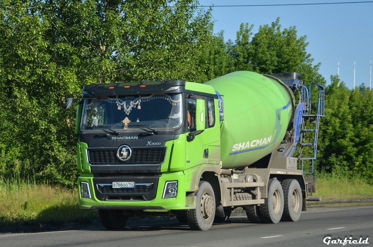 Кемеровская область, № В 766 ОО 142 — Shaanxi Shacman X3000 SX5258