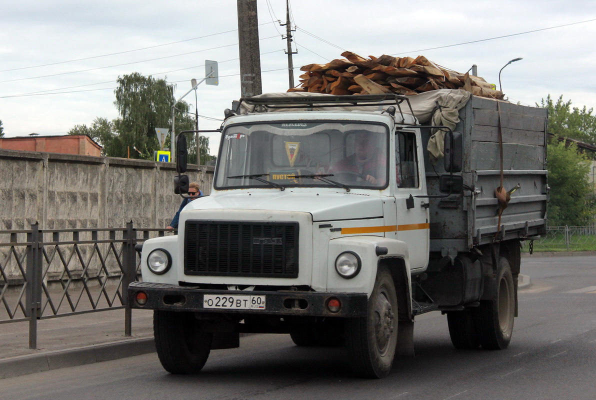 Псковская область, № О 229 ВТ 60 — ГАЗ-3309