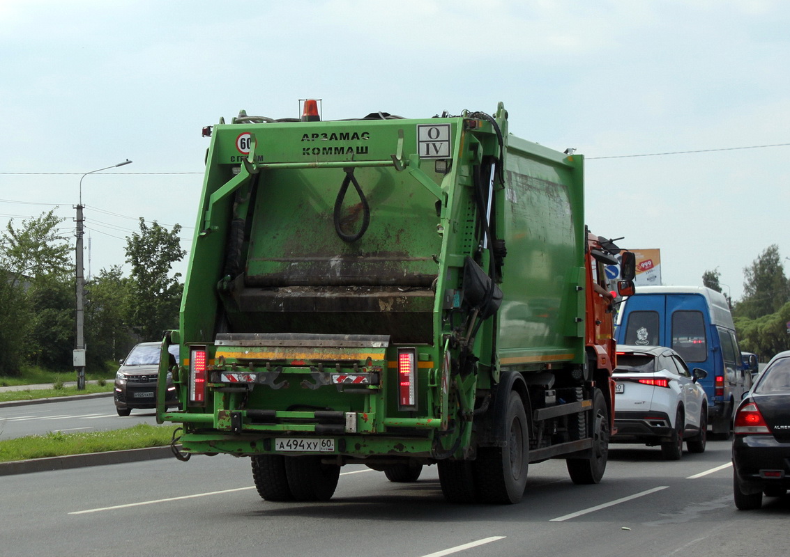 Псковская область, № А 494 ХУ 60 — КамАЗ-53605-A5(48)