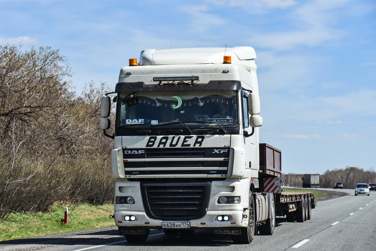 Челябинская область, № Е 628 ХК 174 — DAF XF105 FT