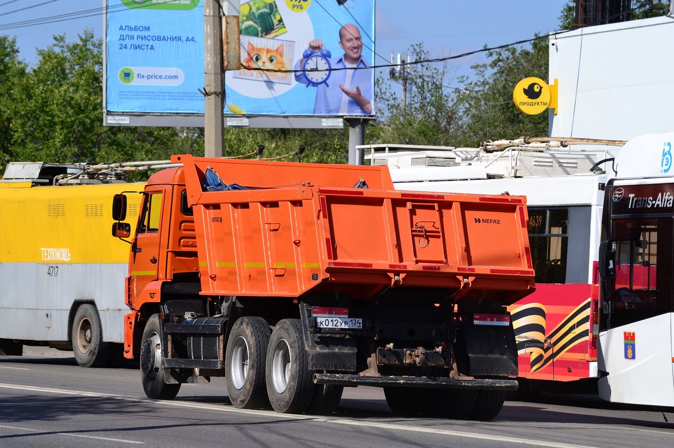 Волгоградская область, № К 012 УР 134 — КамАЗ-65115-A5(48)