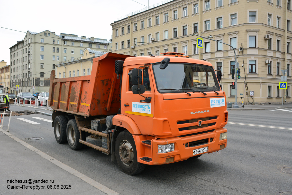 Санкт-Петербург, № Т 244 РС 178 — КамАЗ-65115-L4(19)