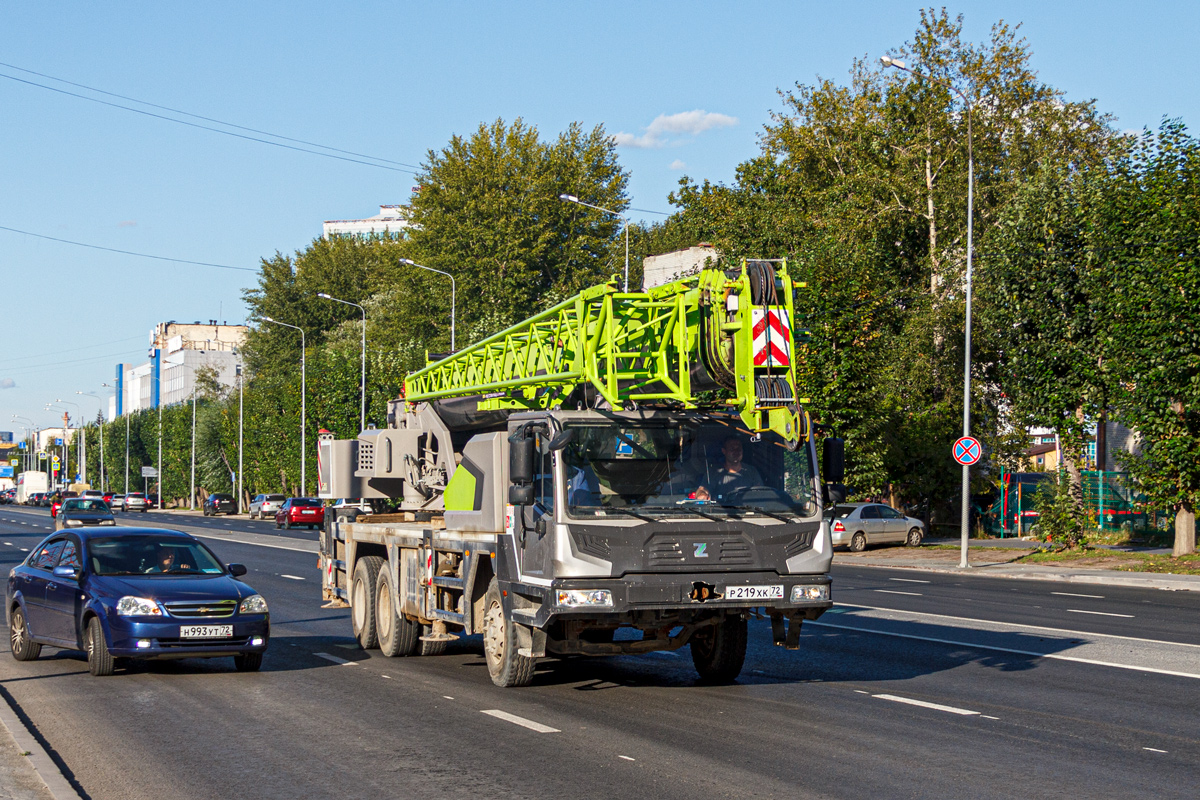 Тюменская область, № Р 219 ХК 72 — Zoomlion (общая модель)