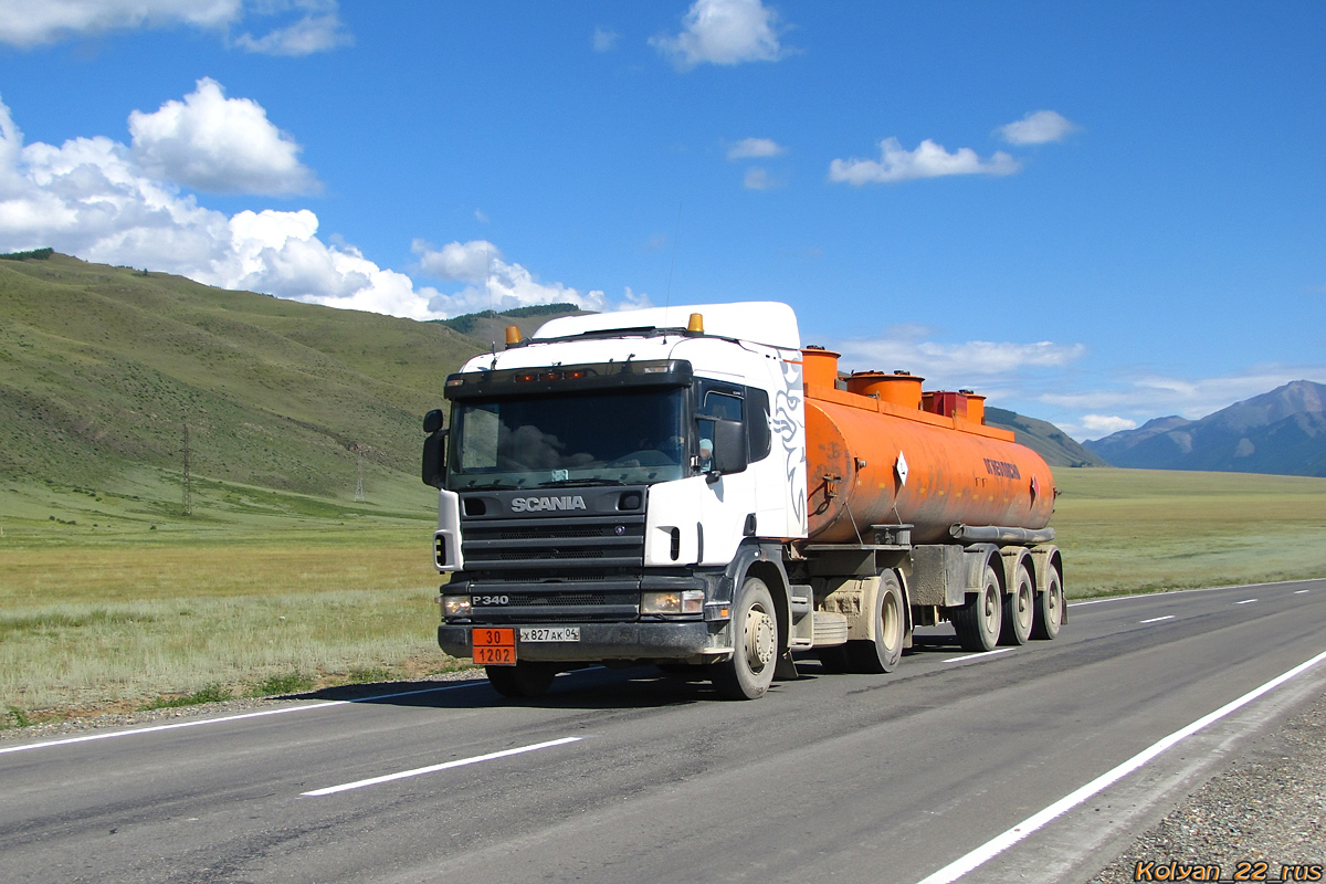 Алтай, № Х 827 АК 04 — Scania ('1996) P340