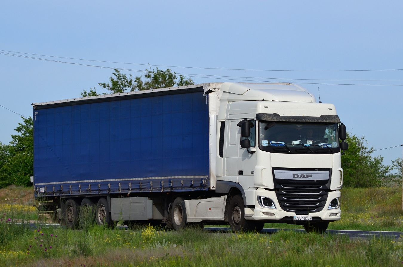 Западно-Казахстанская область, № 783 AGK 07 — DAF XF Euro6 FT