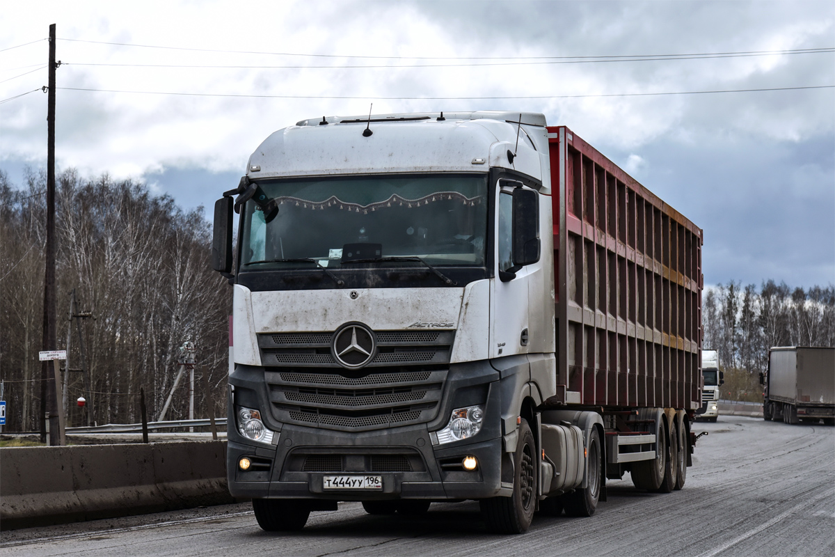 Свердловская область, № Т 444 УУ 196 — Mercedes-Benz Actros ('2022) [LRD]