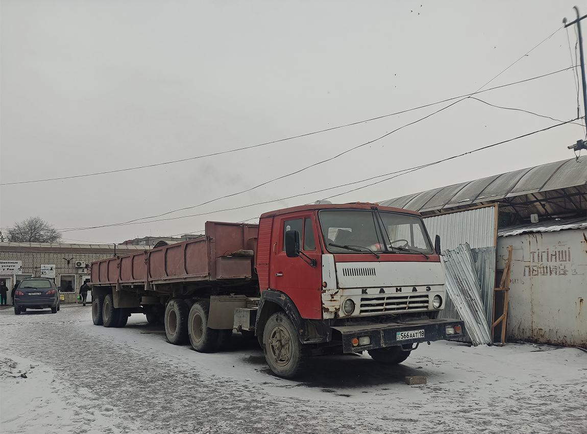 Абайская область, № 566 AAT 18 — КамАЗ-5410