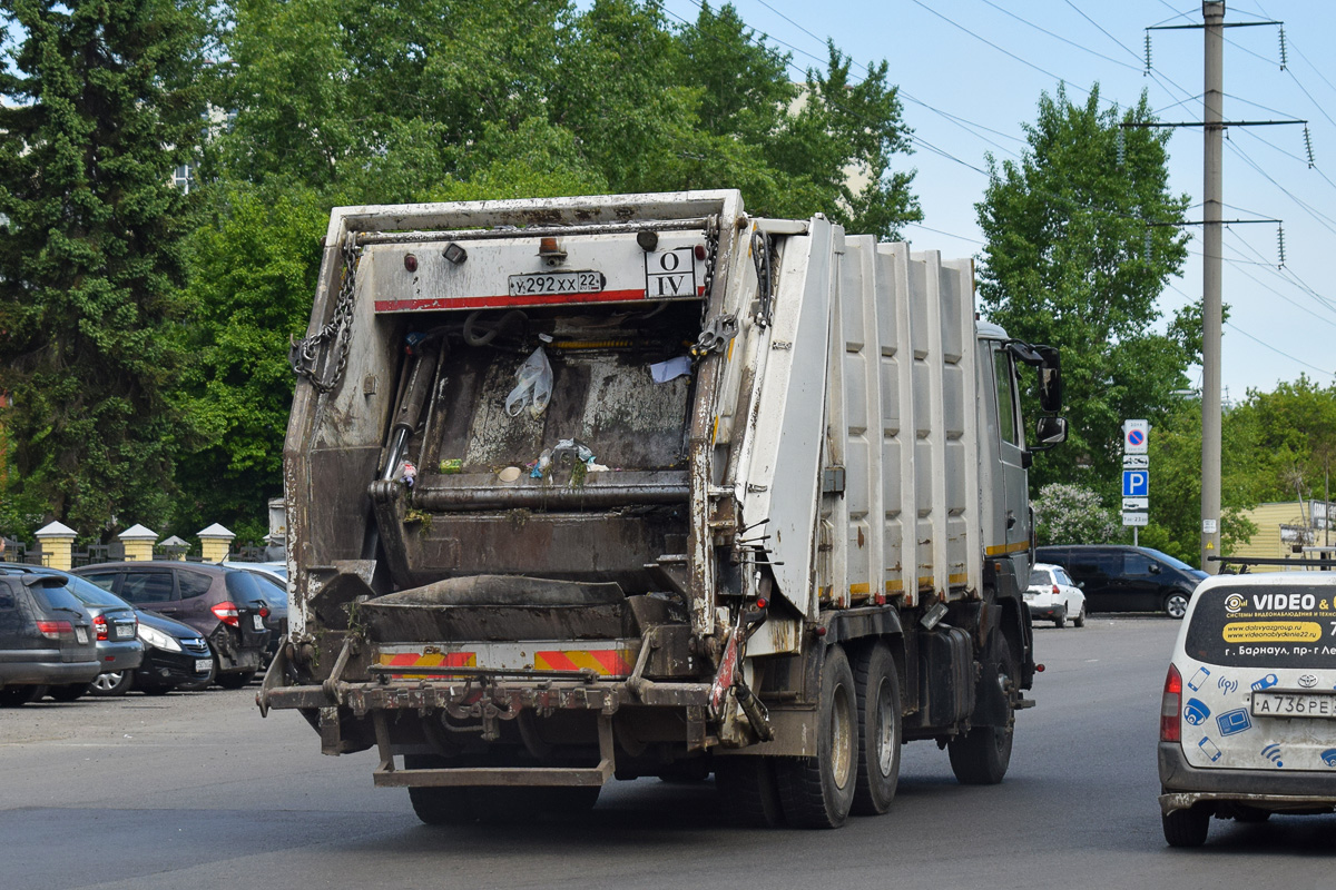 Алтайский край, № У 292 ХХ 22 — МАЗ-6312B5