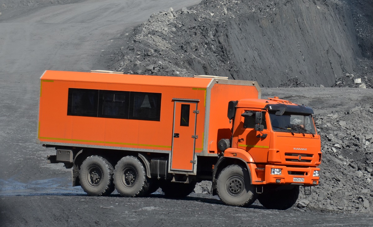 Кемеровская область, № А 663 РА 142 — КамАЗ-43118 (общая модель)