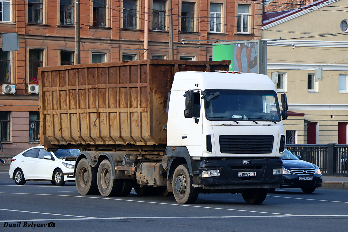 Санкт-Петербург, № Х 109 УС 178 — МАЗ-6312B9