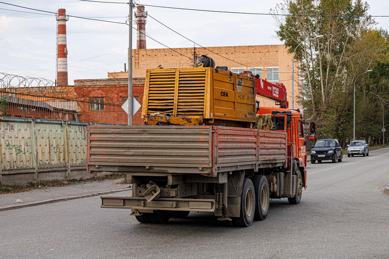 Свердловская область, № Н 158 УМ 196 — КамАЗ-65115-50