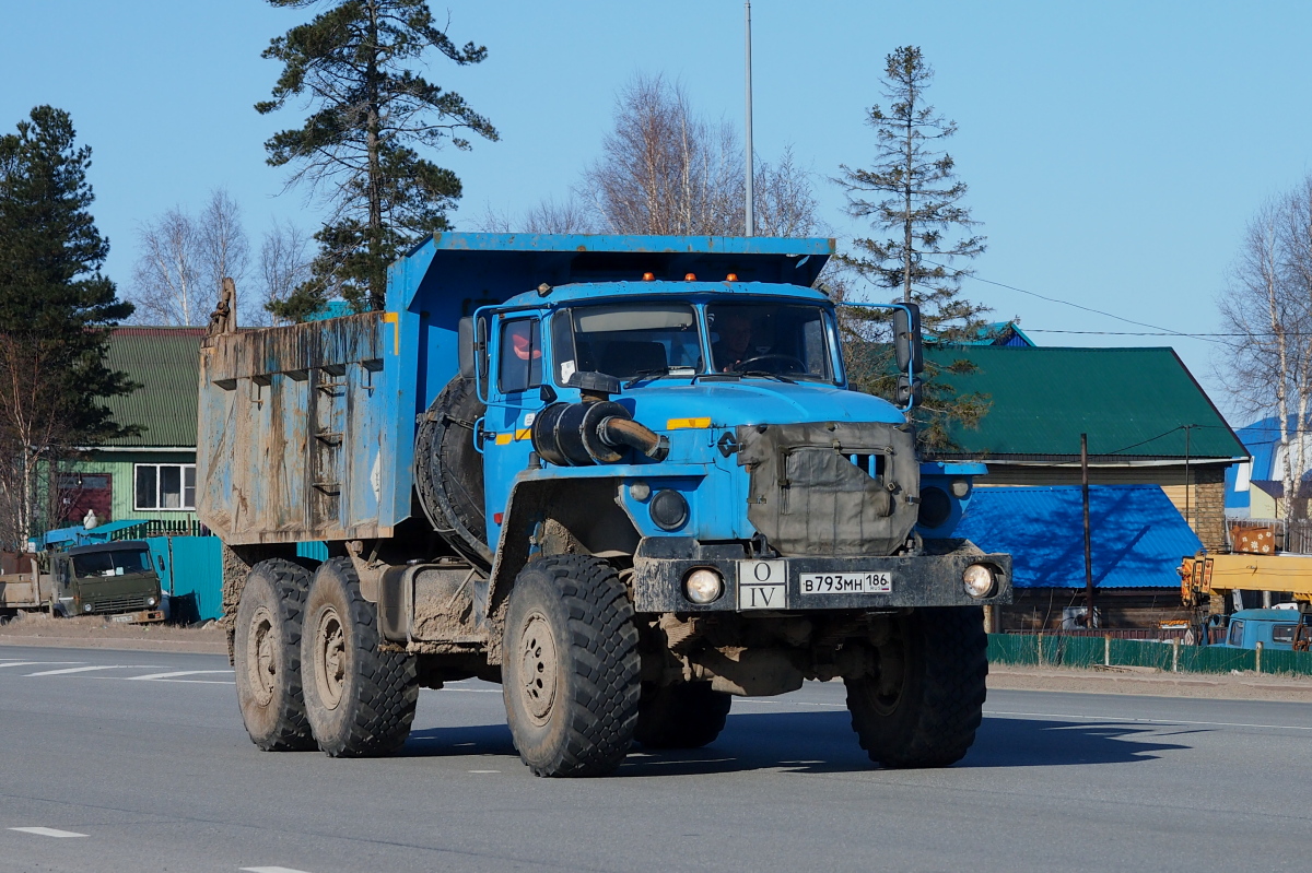 Ханты-Мансийский автоном.округ, № В 793 МН 186 — Урал-55571-72