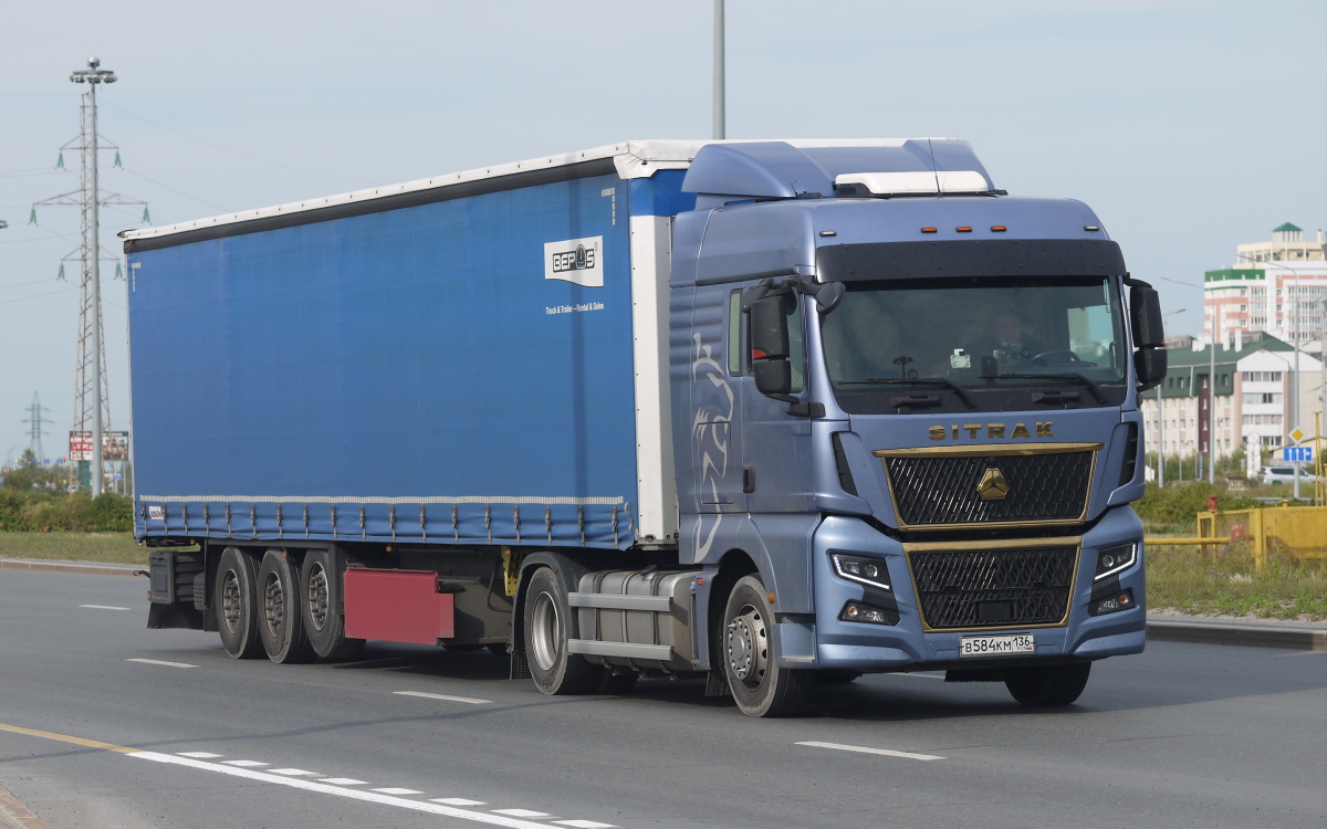 Воронежская область, № В 584 КМ 136 — Sitrak C7H ZZ4186 MAX