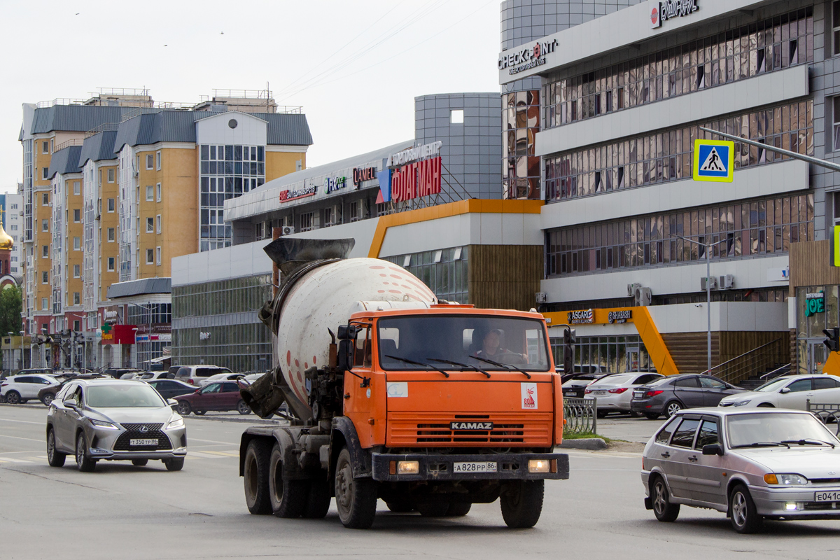 Ханты-Мансийский автоном.округ, № А 828 РР 86 — КамАЗ-55111-02 [55111C]