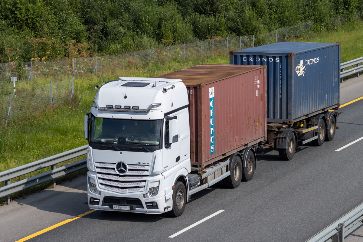 Ленинградская область, № В 480 ТЕ 147 — Mercedes-Benz Actros ('2011)