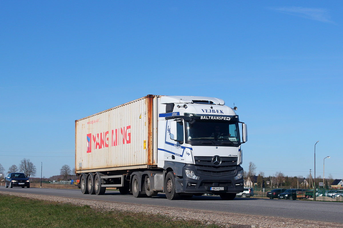 Литва, № MUH 623 — Mercedes-Benz Actros ('2011) 2545