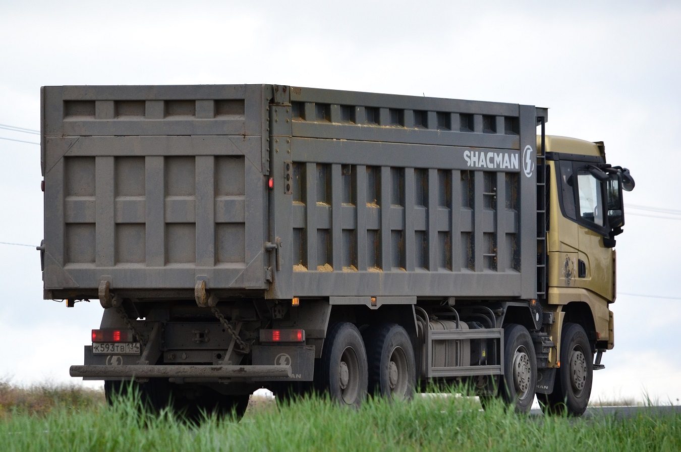 Волгоградская область, № К 593 ТВ 134 — Shaanxi Shacman X3000 SX3318
