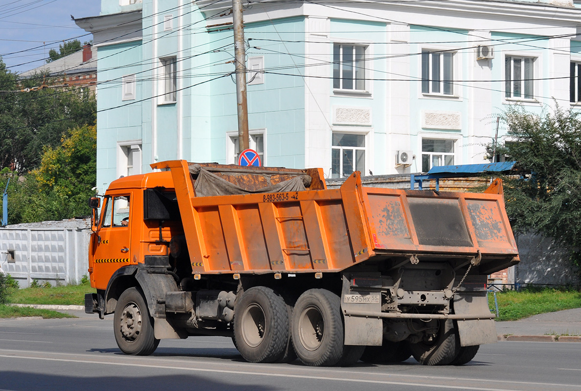 Омская область, № У 595 МХ 55 — КамАЗ-65111-01 [65111A]